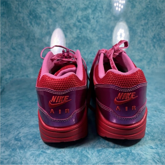 Nike Air Max 1 Men’s Patent Pink Low Top Retro Cushioned Shoes Sneakers Size 10 - Picture 3 of 5